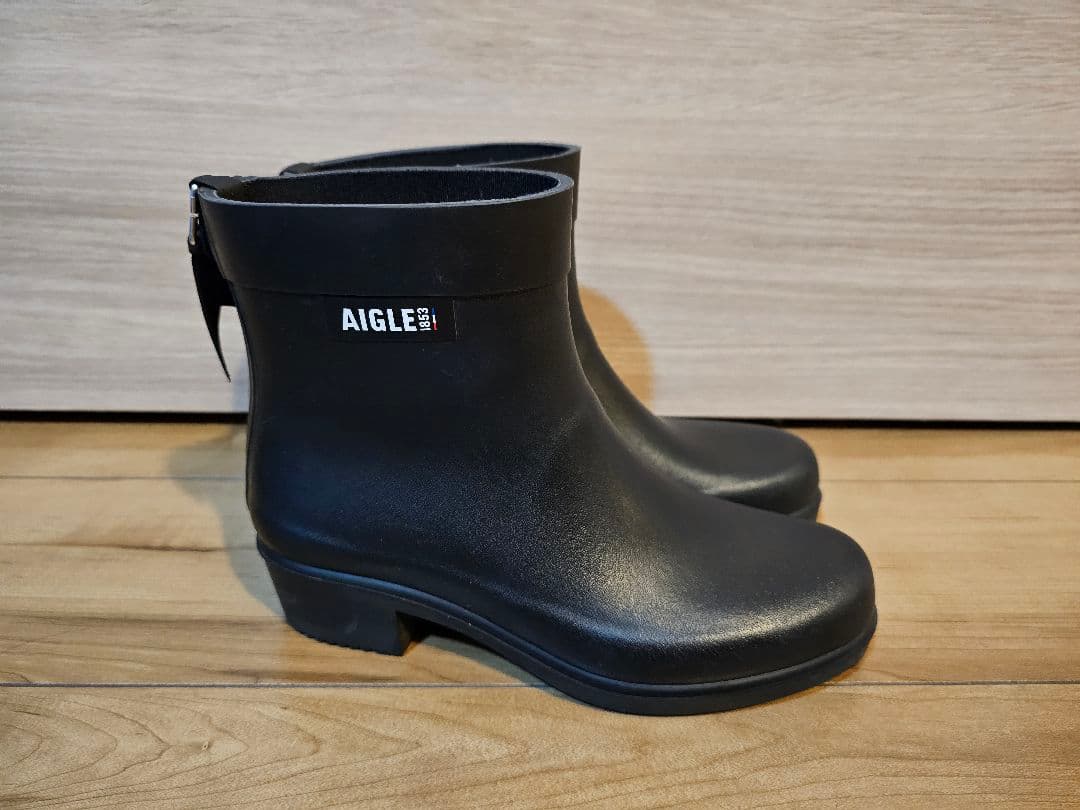 AIGLE ミリカ ボッティロン ラバーブーツ / クリーナーつき