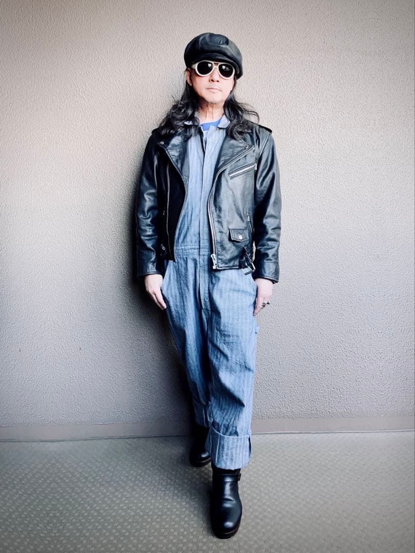 80〜90s vintage GOLDEN FLEECE ライダースジャケット