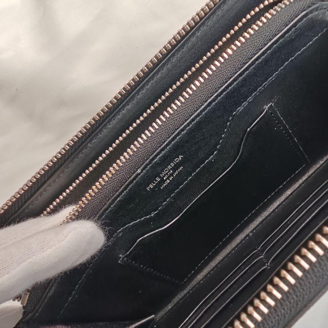 未使用級　PELLE MORBIDA 長財布　Barca　ラウンドファスナー