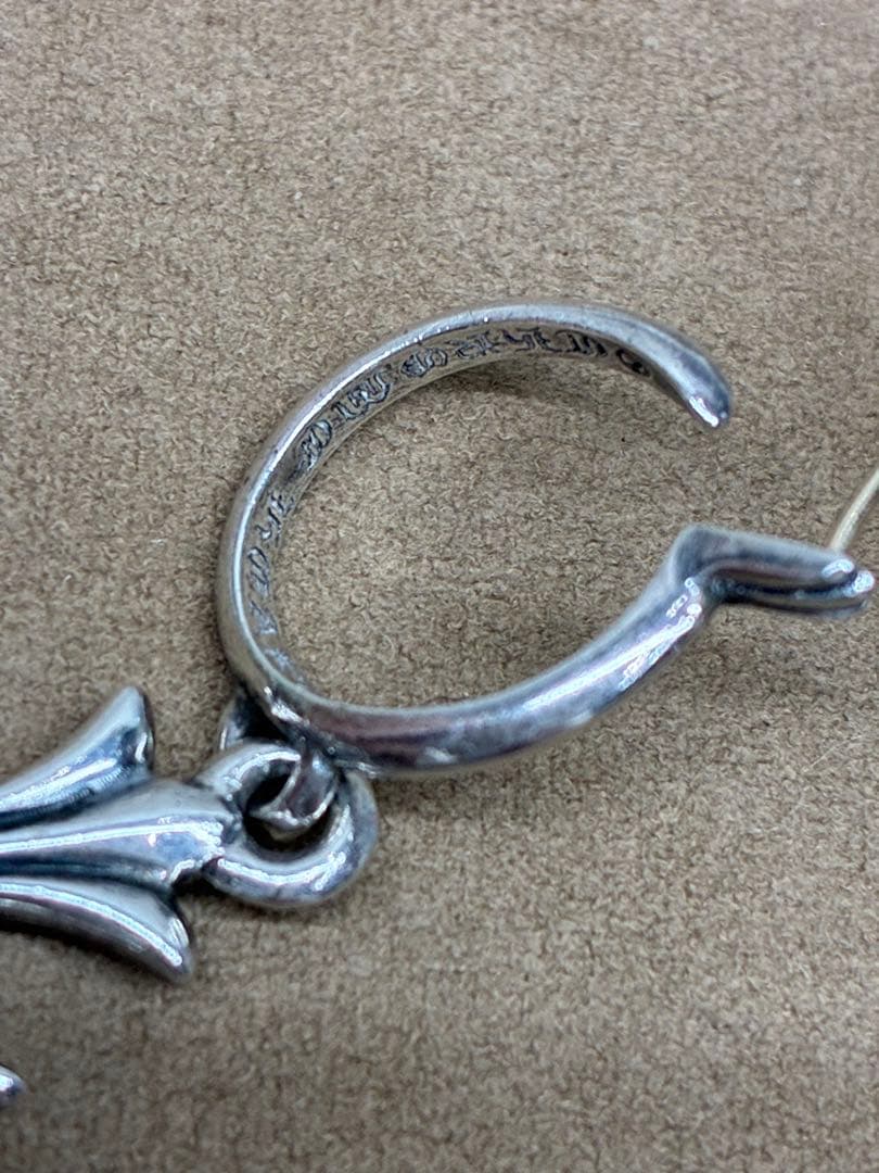 CHROME HEARTS クロムハーツ タイニーCH ピアス 925 14K