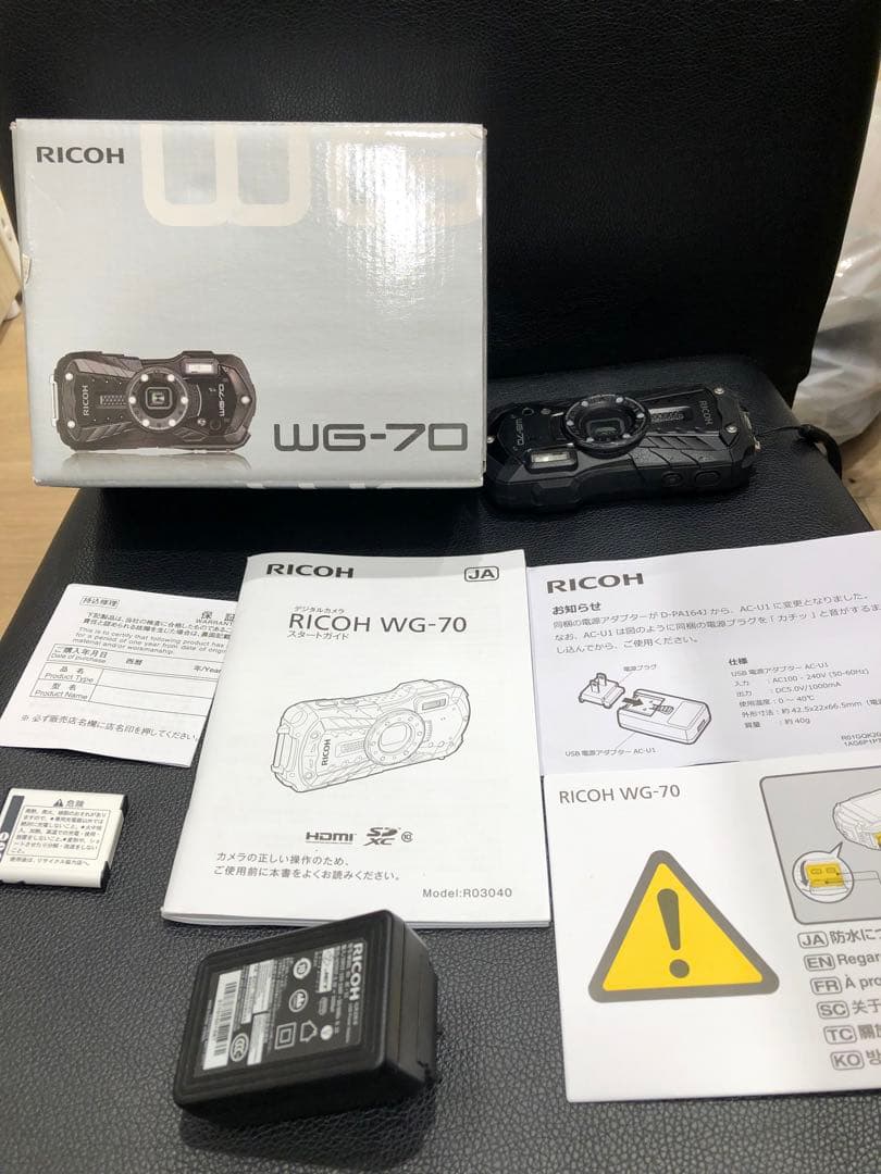 RICOH WG-70 コンパクトデジタルカメラ　コンデジ　防水　耐衝撃