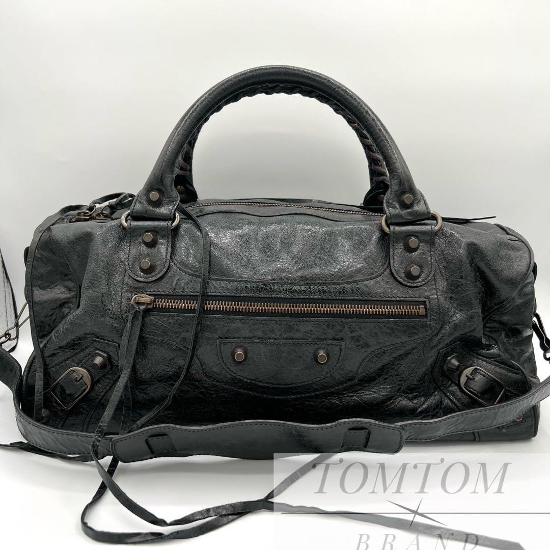 バレンシアガ ザ ツィギー 2wayボストンバッグ 128523 ワンショルダー