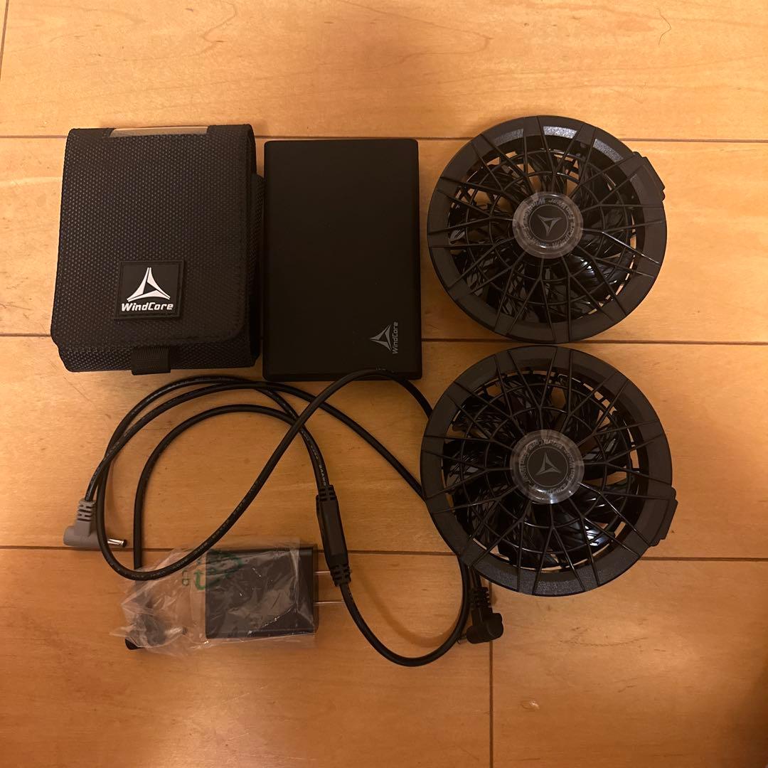 ワークマン　Windcore バッテリー ファンセット