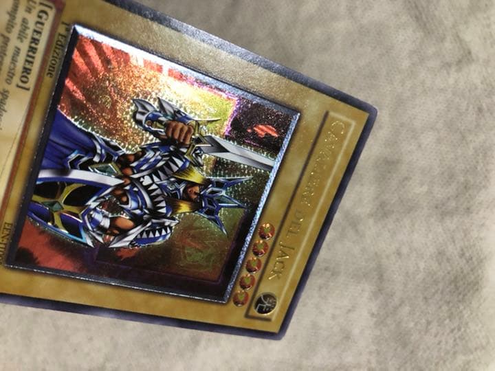 遊戯王　イタリア版レリーフ　絵札三剣士セット