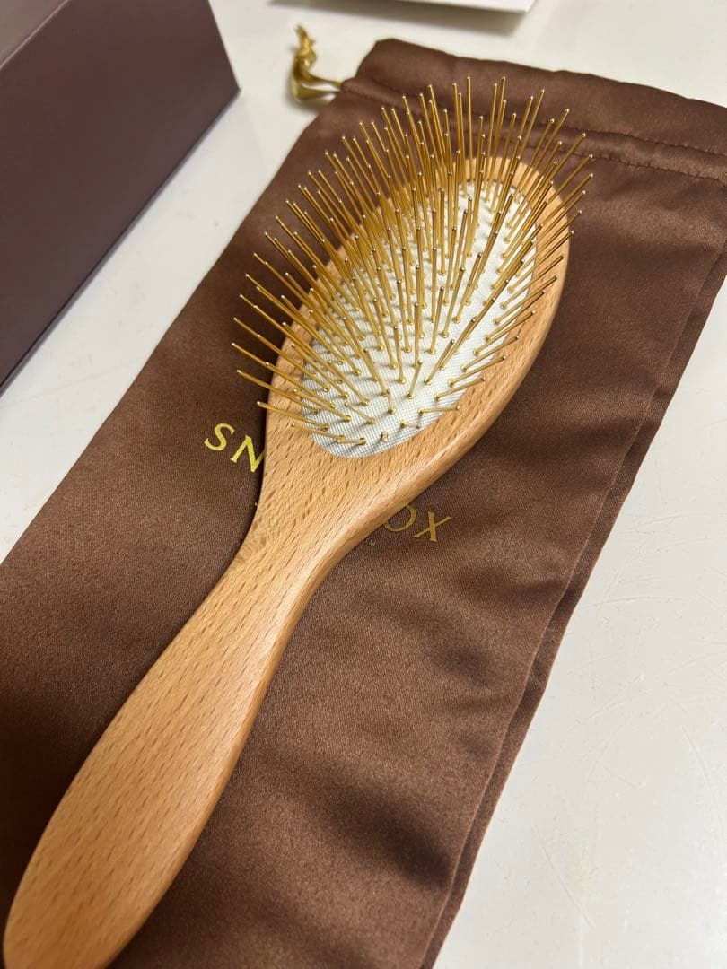 美品 FOX プレミアム FOX カッサ ウッド ヘアブラシ