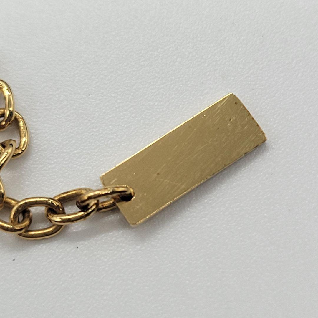 ken10 SAINTLAURENT ツイスト モノグラム ネックレス