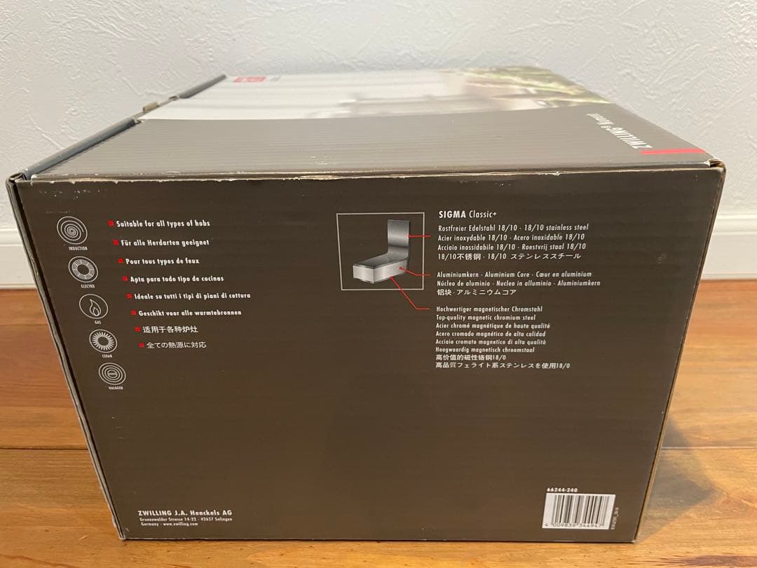 新品　未使用　ZWILLING Moment 両手鍋 大容量 蓋付き　ヘンケルス