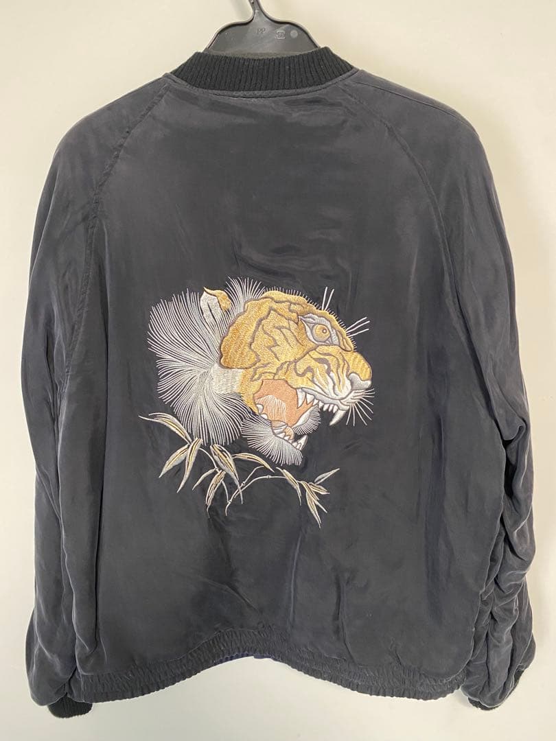 old joe SOUVENIR JACKET 38 ブラック スカジャン 虎