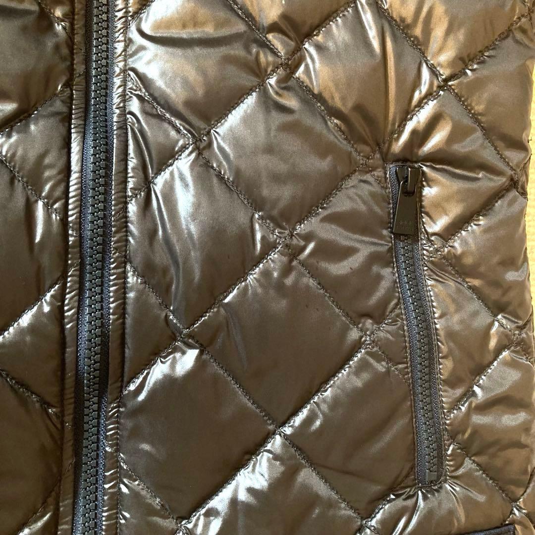 美品❣️TATRASリバーシブル　ダウンベスト　２WAY　グレージュ　レオパード