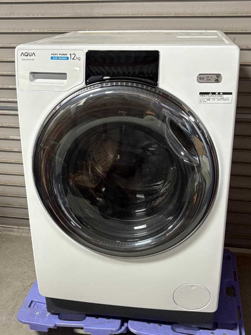 怜*未様 ☆GJ23山口県下松市 ドラム式洗濯乾燥機 アクア AQW-DX12M
