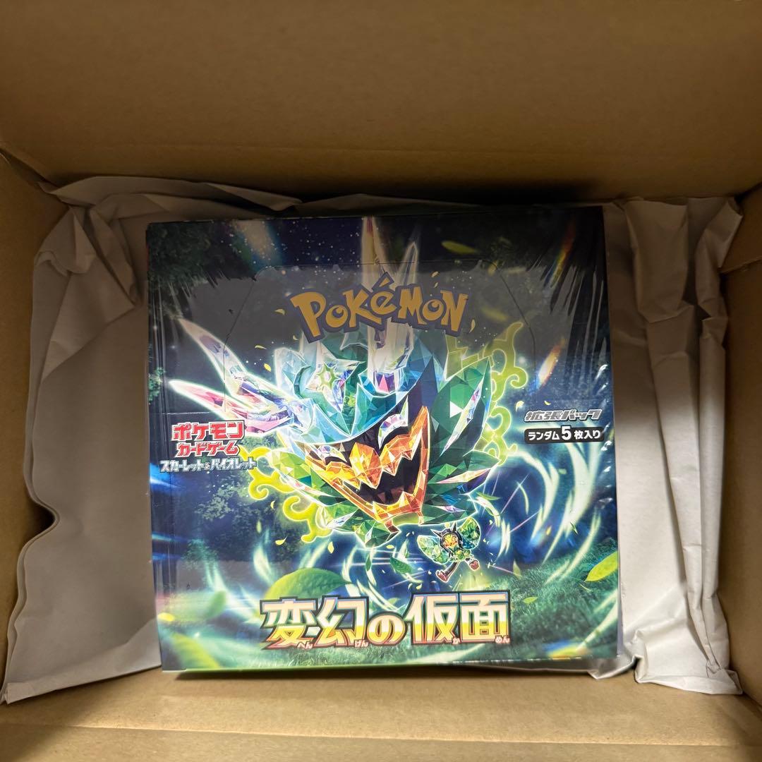 ポケモンカードゲーム 変幻の仮面 1box シュリンク付BOX シュリンク付き