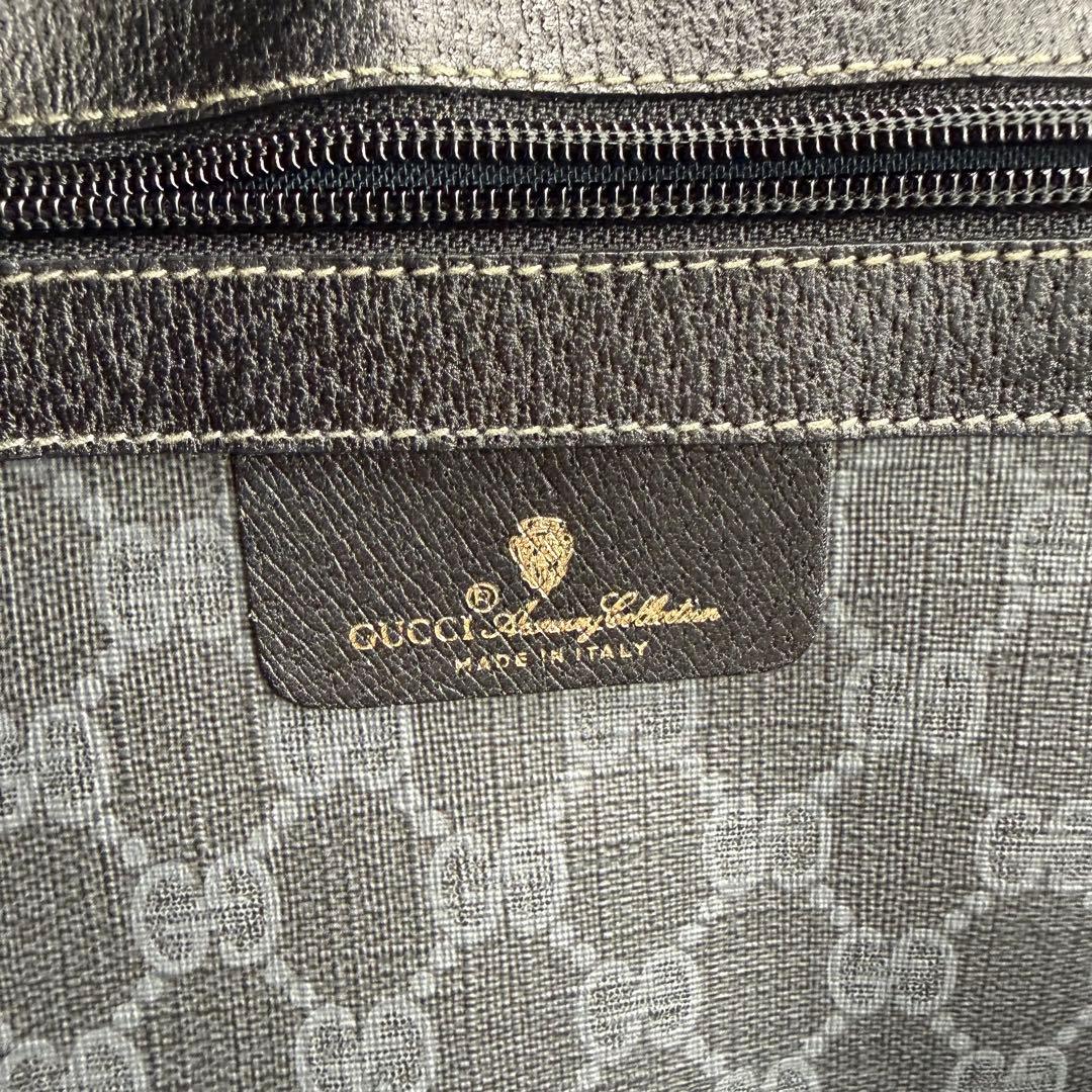 GUCCI グッチ GGスプリーム 旅行 トートバッグ ボストン ブラック