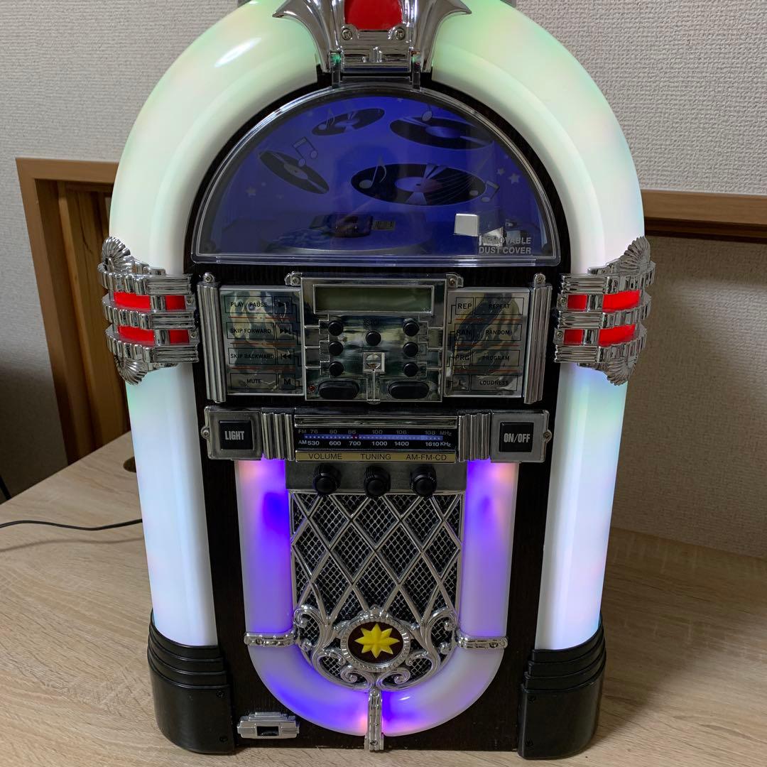希少 おすすめ ジュークボックス(CD.ラジオ不可)ライトのみ可能インテリアに、