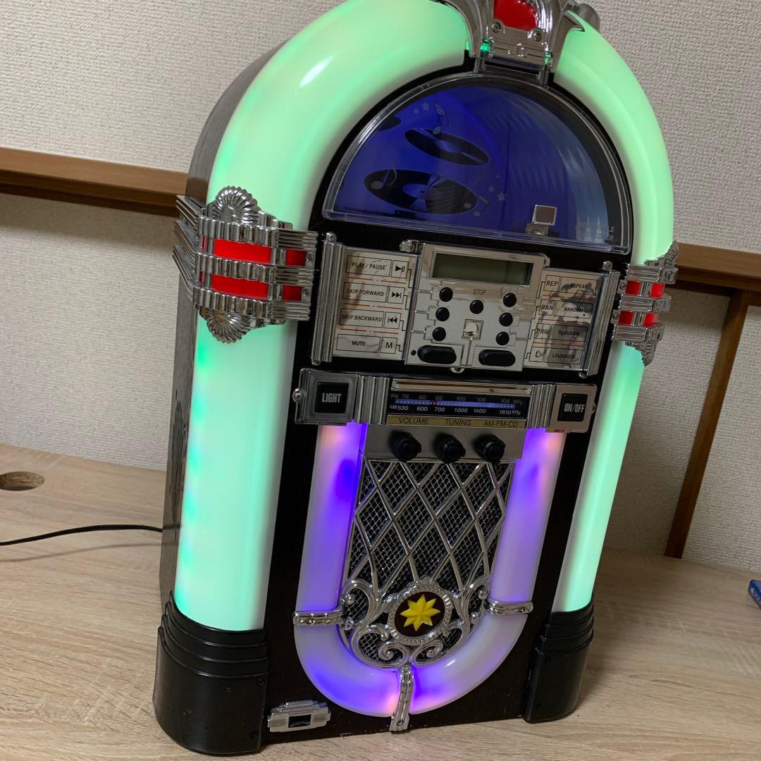 希少 おすすめ ジュークボックス(CD.ラジオ不可)ライトのみ可能インテリアに、