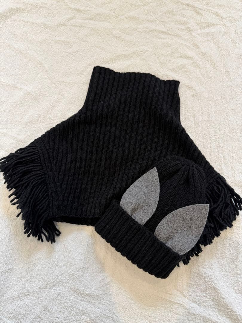 elfinFolk 24AW ビーニー、ポンチョ