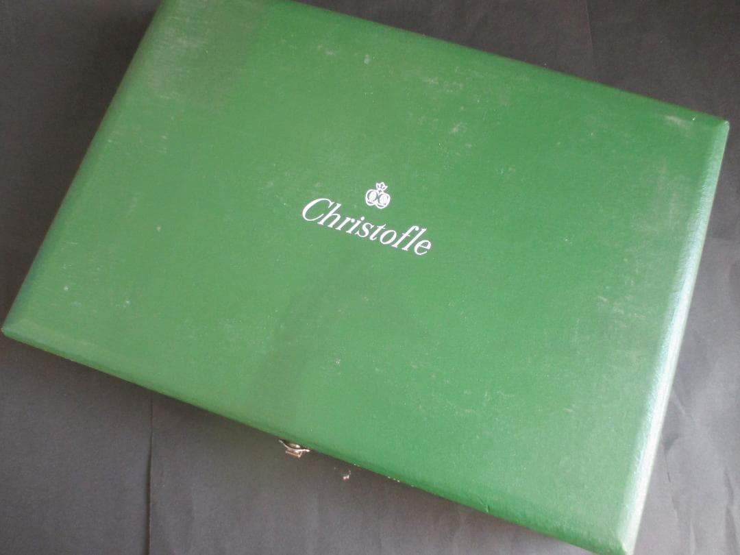 極美品☆仏蘭西高級銀器クリストフルシルバー銀P　カトラリー６本セット　リュバン