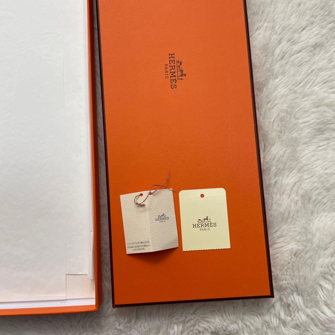 HERMES エルメス ネクタイ H柄 ホワイト