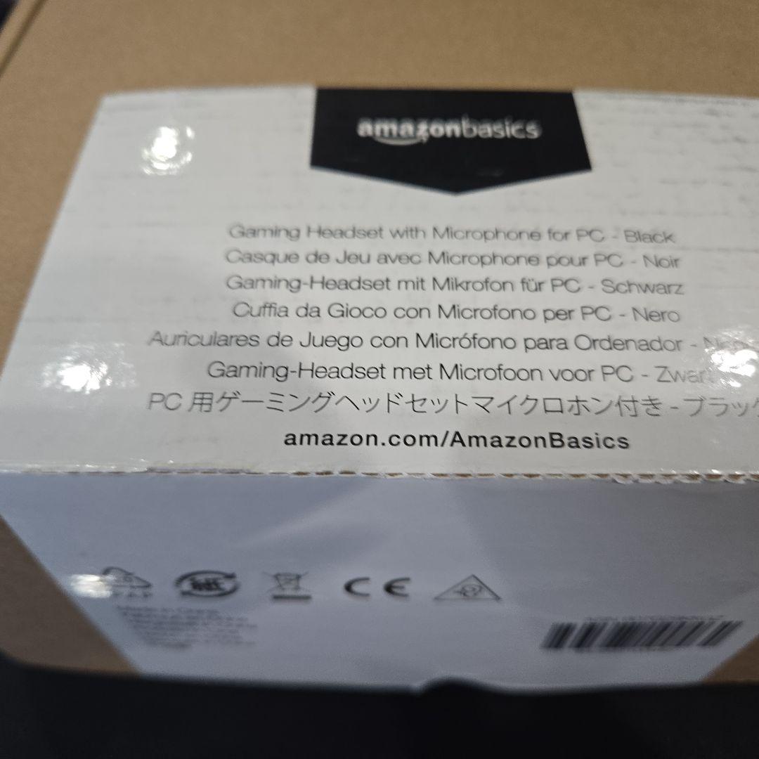 amazon basics ゲーミングヘッドセット ブラック