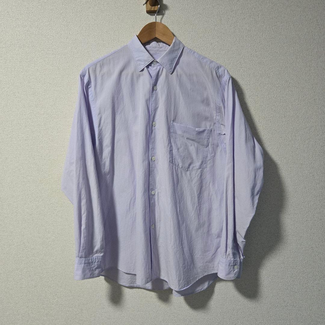 COMOLI 23SS コモリシャツ サイズ1 サックスブルー