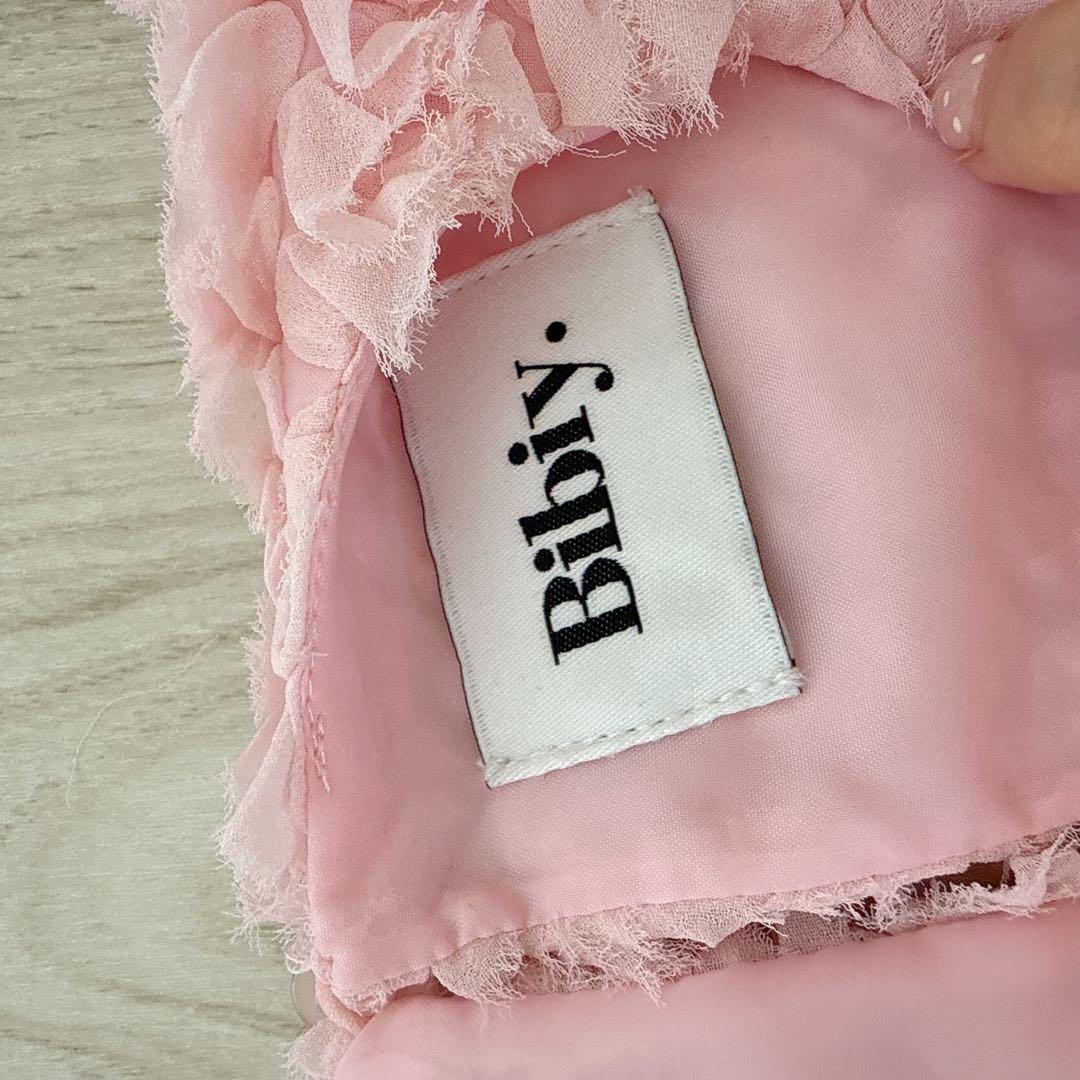 Bibiy. フリルピンクキャミソール　新品未使用