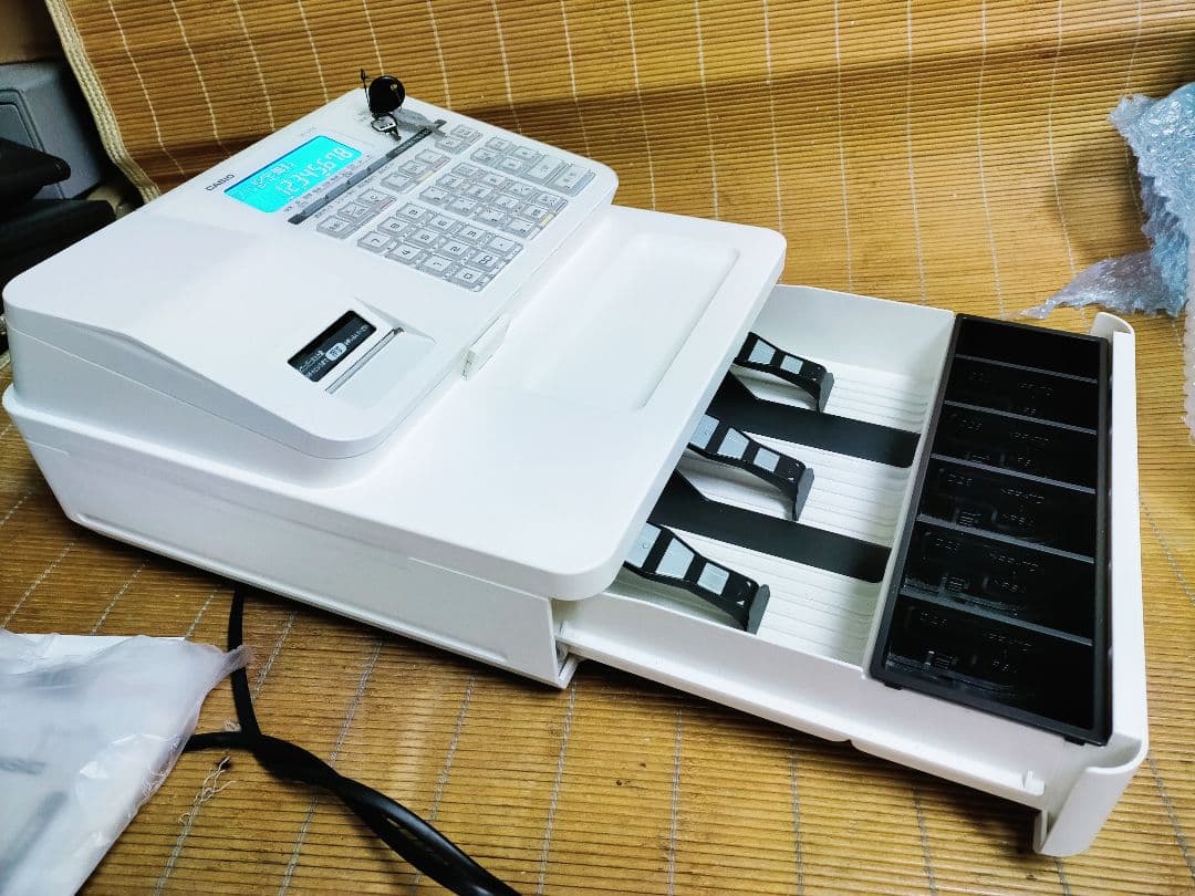 カシオレジスター　SR-S200　最新機種　スマホ設定売上管理　744444