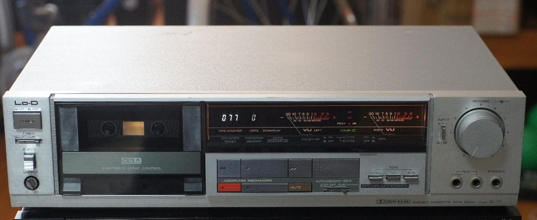 ★☆Lo-D ローディー/ 日立 カセットデッキ D-77 整備品☆★