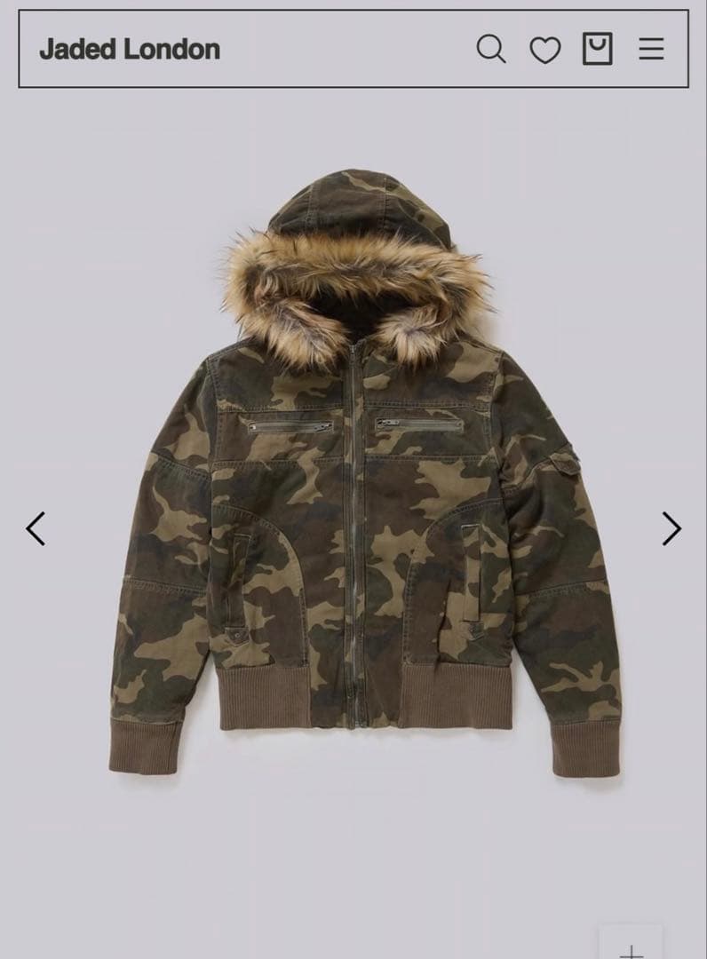 最安値　jaded london Marshal Camo Jacket