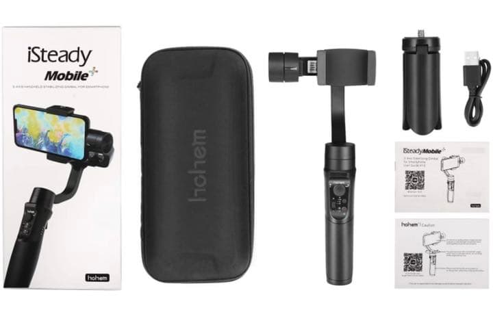 スマホ用 ジンバル3軸スタビライザー