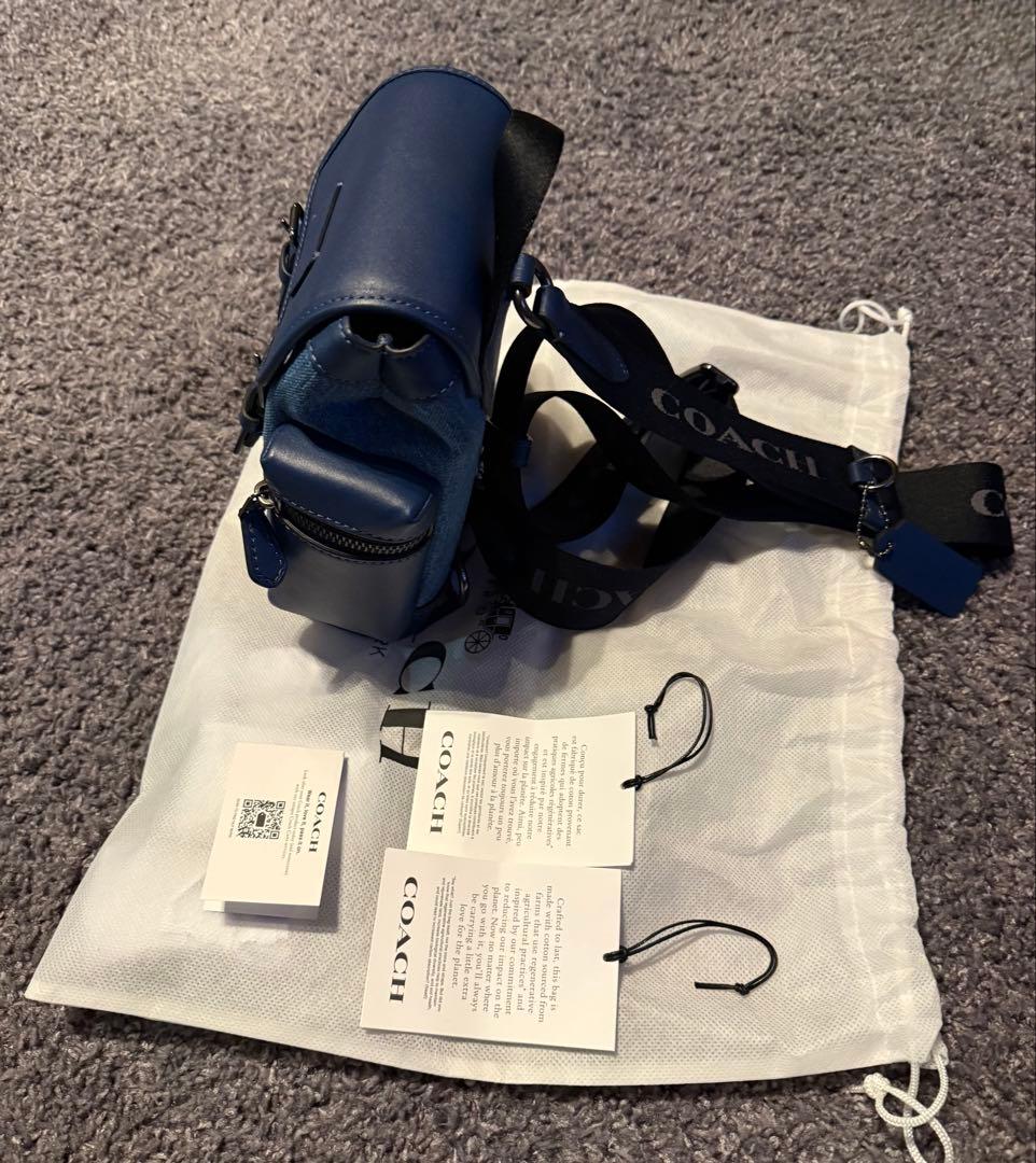 C*T様 COACH コーチスプリントスリムバッグデニムリュックバッグ1週間使用