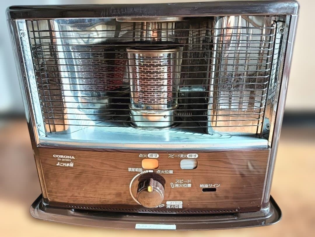 CORONA コロナ石油ストーブ RX-2919WY よごれま栓 2019年製