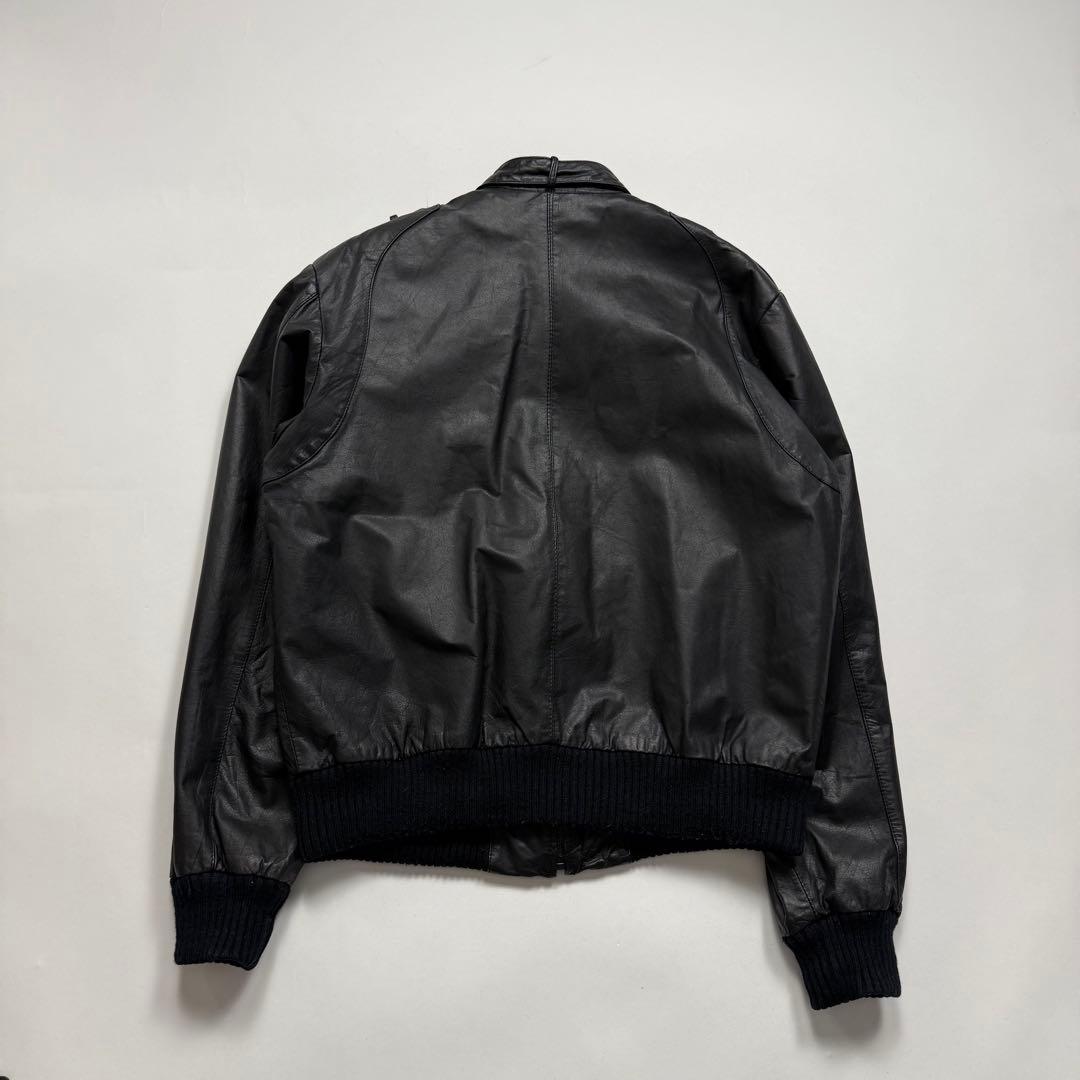 ジャケット・アウター 2000s ma-1 military leather jacket