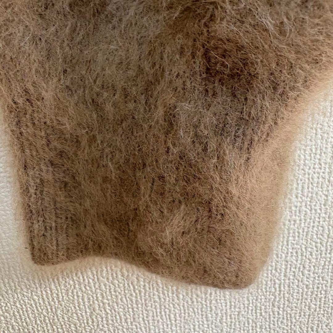 極美品✨【PLAGE】 Fur Back Open プルオーバー キャメル