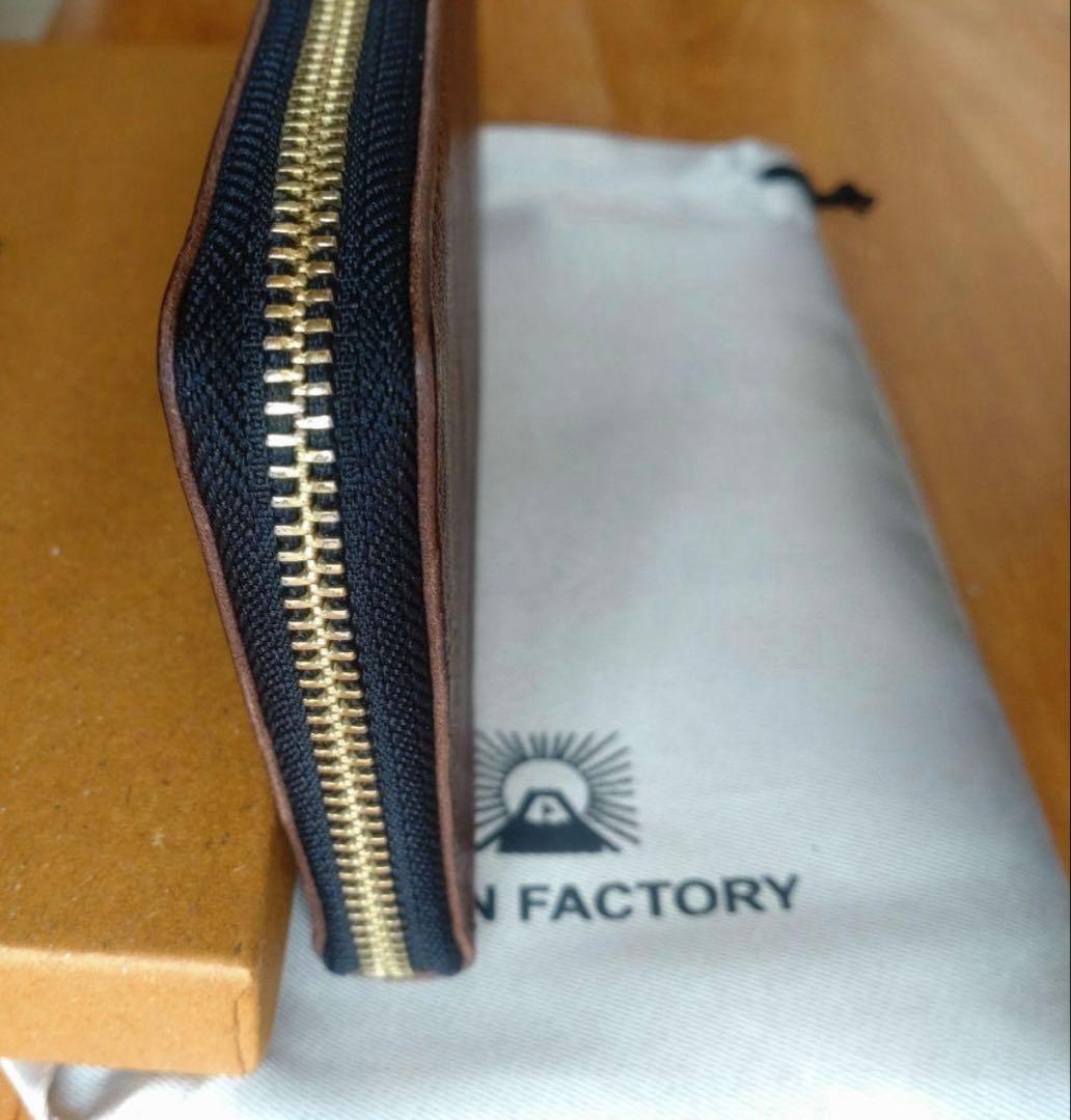 新品未使用　JAPANFACTORY栃木レザー長財布 牛革 小さめ長財布