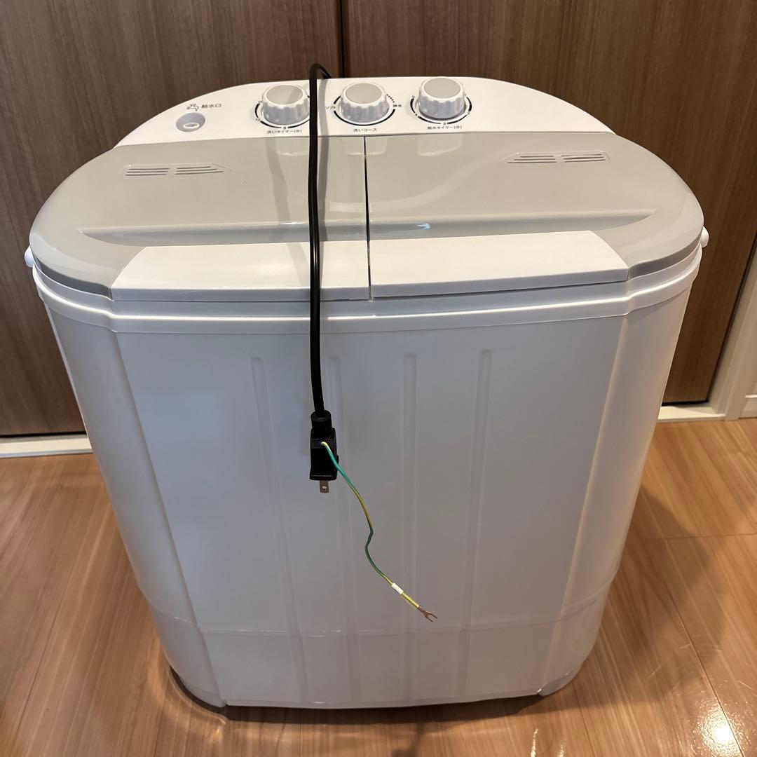 ホワイト 二槽式洗濯機 本体