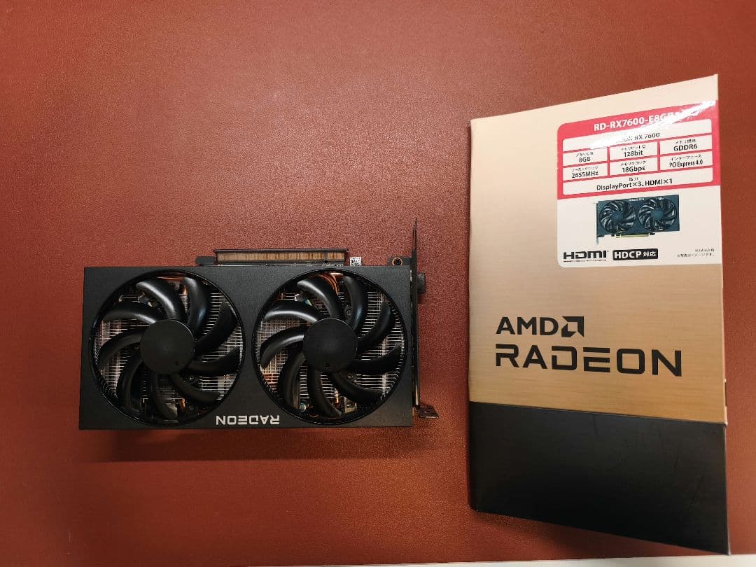 AMD Radeon RX 7600 グラフィックボード