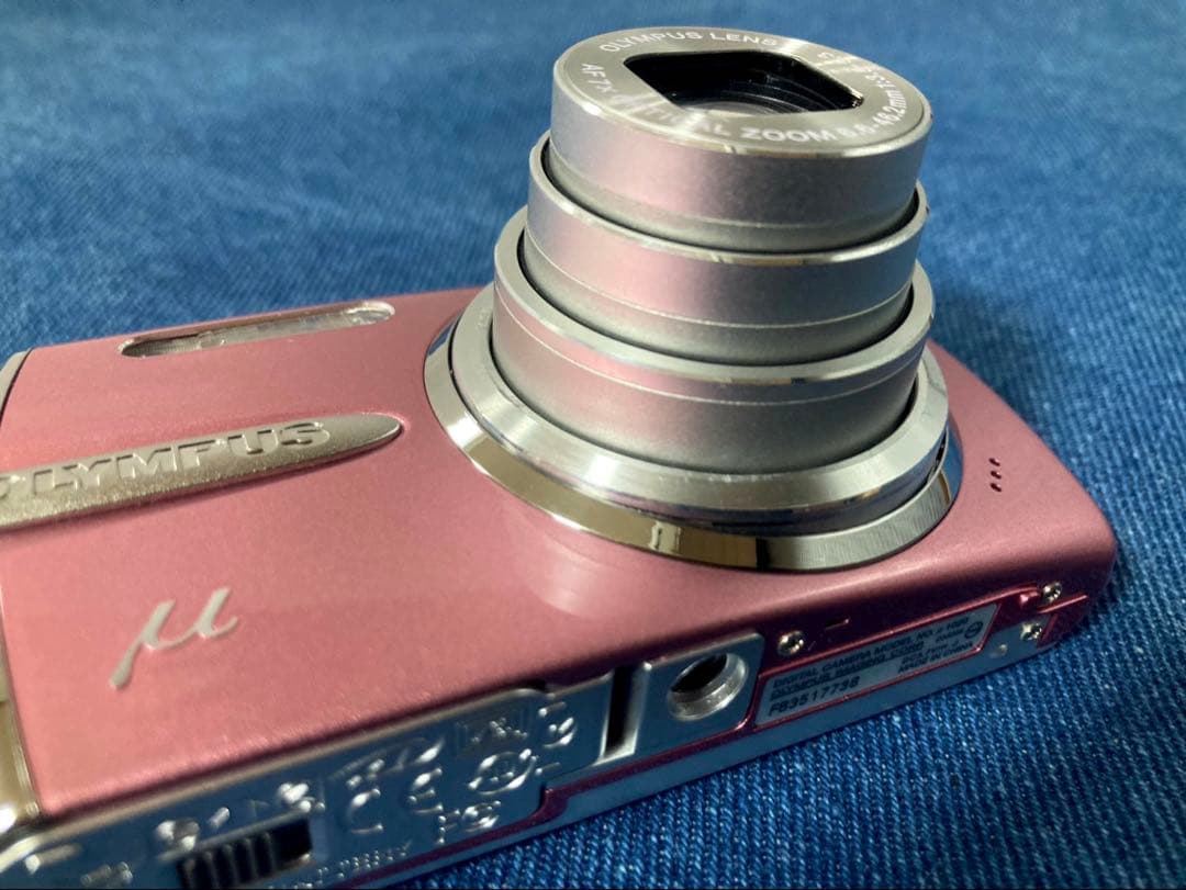 【動作確認済】OLYMPUS μ1020 デジタルカメラ　ピンク