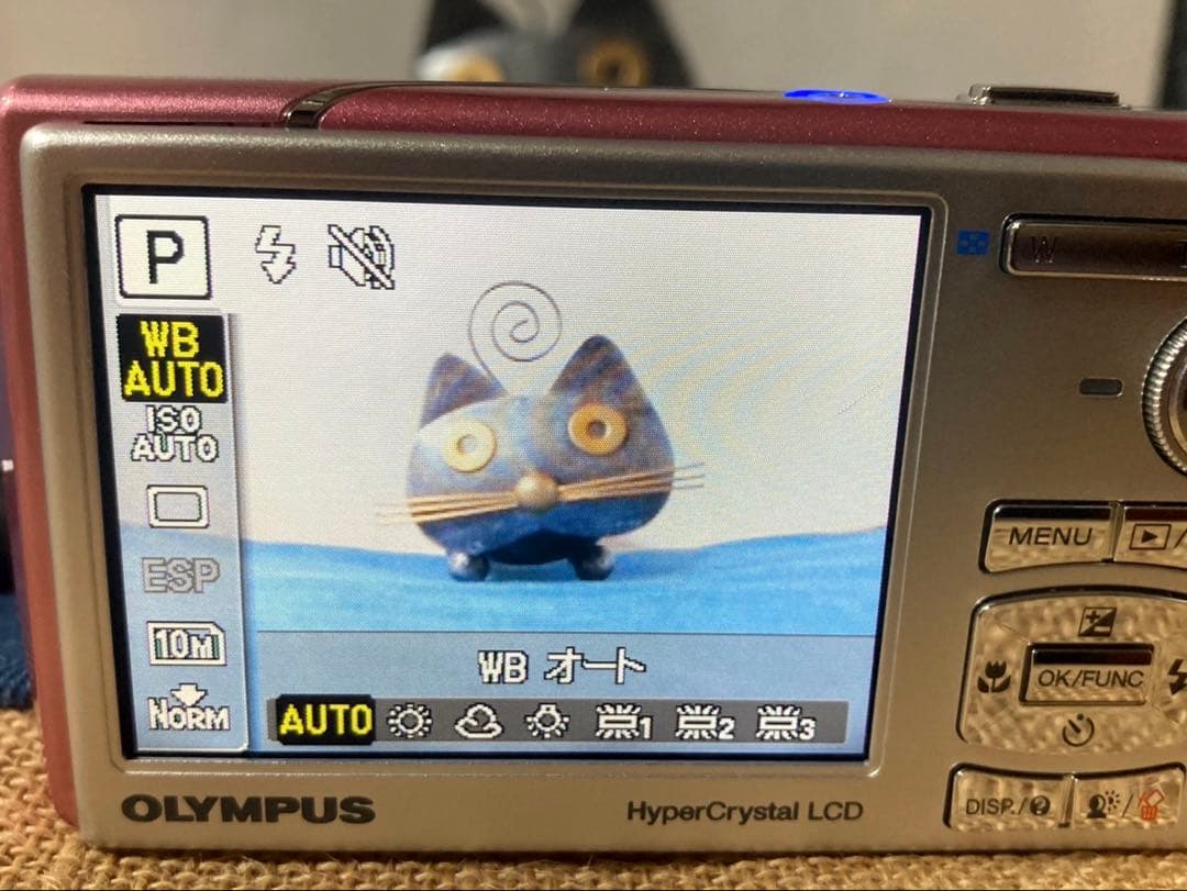 【動作確認済】OLYMPUS μ1020 デジタルカメラ　ピンク