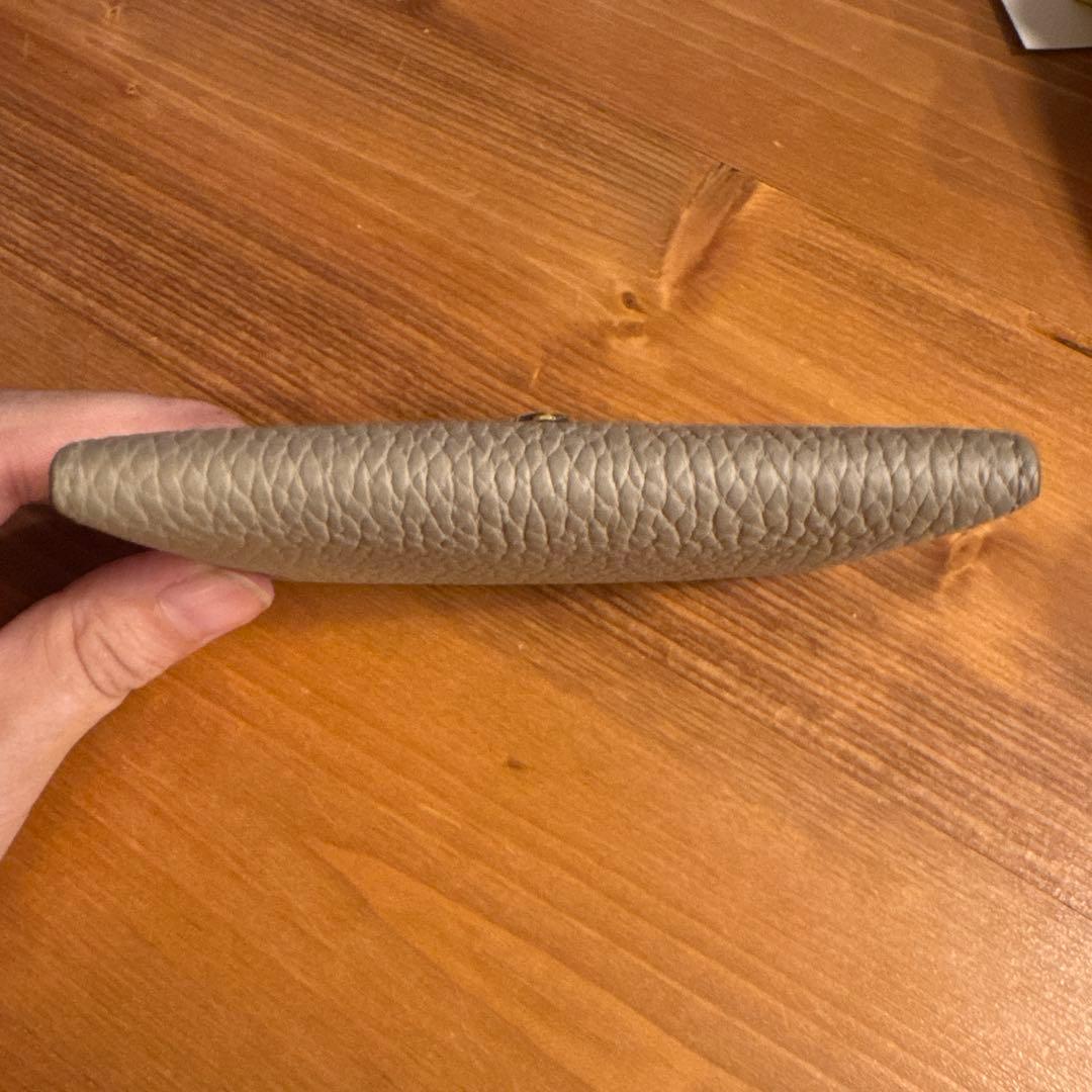 ボナベンチュラ　エンベロープ カードケース シュリンクレザー　エトゥープ