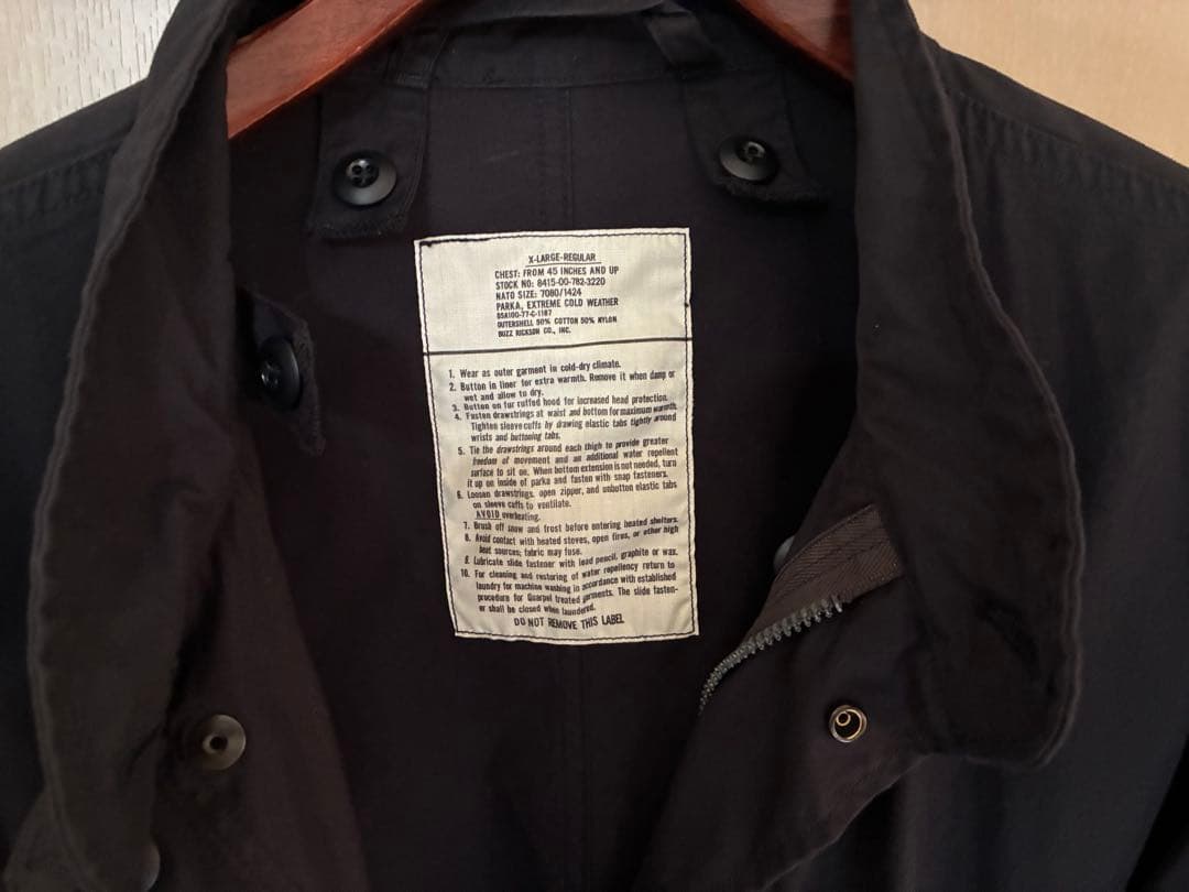 美品バズリクソンズモッズコートXLサイズ