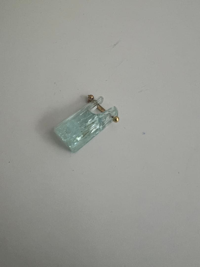 MONAKAジュエリー　片耳ピアスアクアマリン