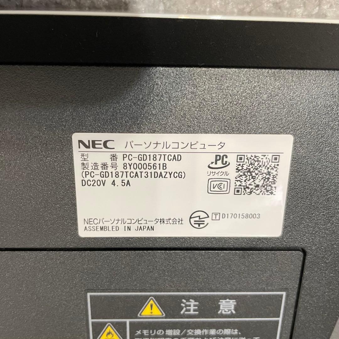 NEC LAVIE 16GB オールインワン　23.8インチ　白　デスクトップ