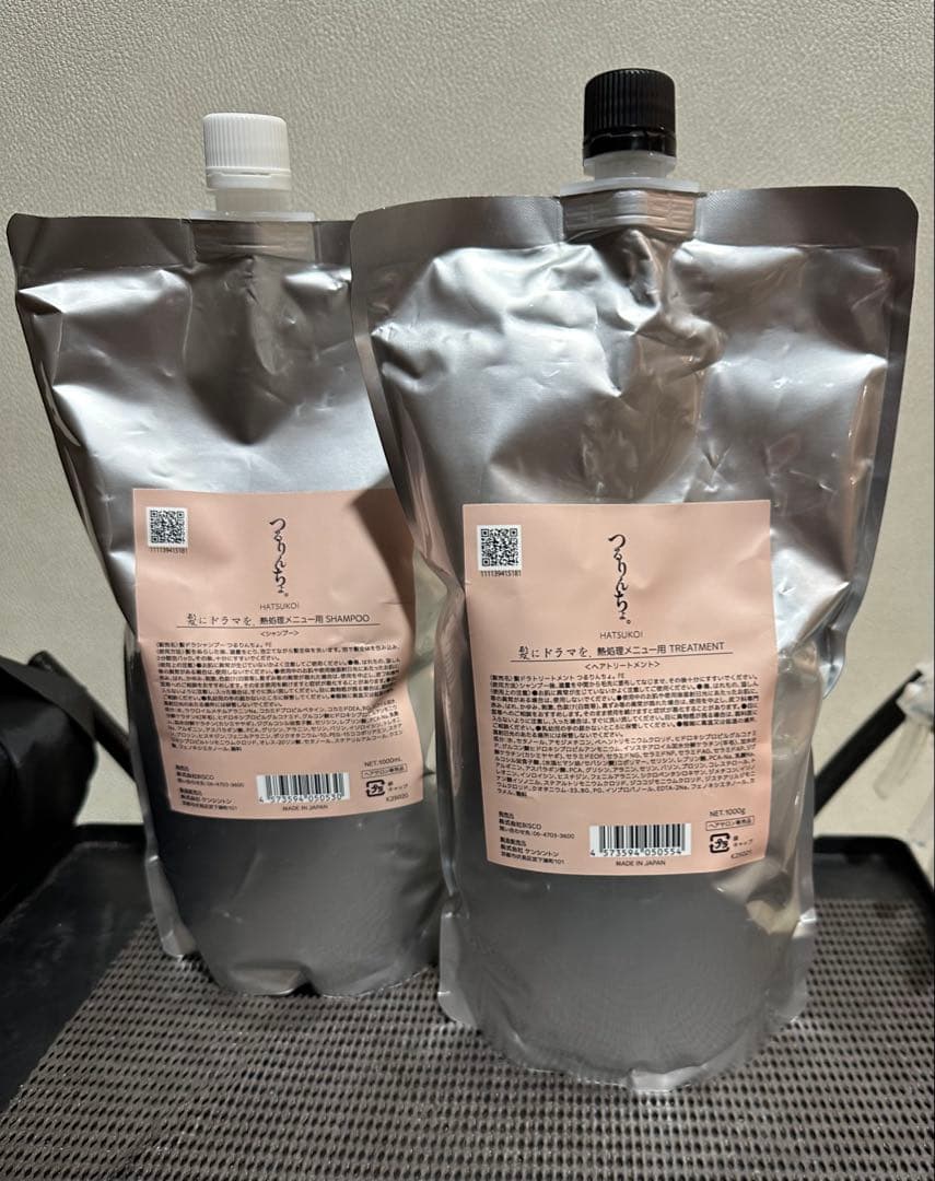 つるりんちょ、【HATSUKOI】シャンプー&トリートメント詰め替え