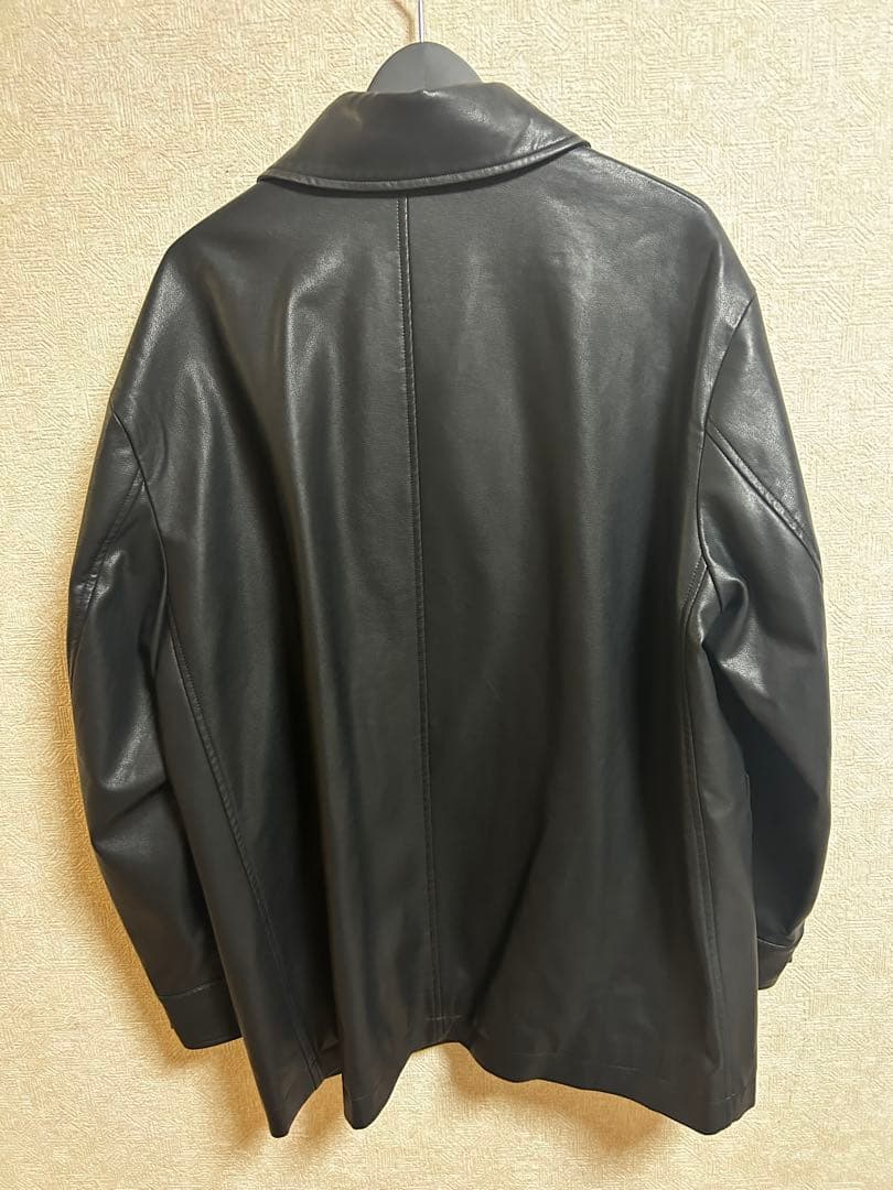 フェイクレザー　カーコート