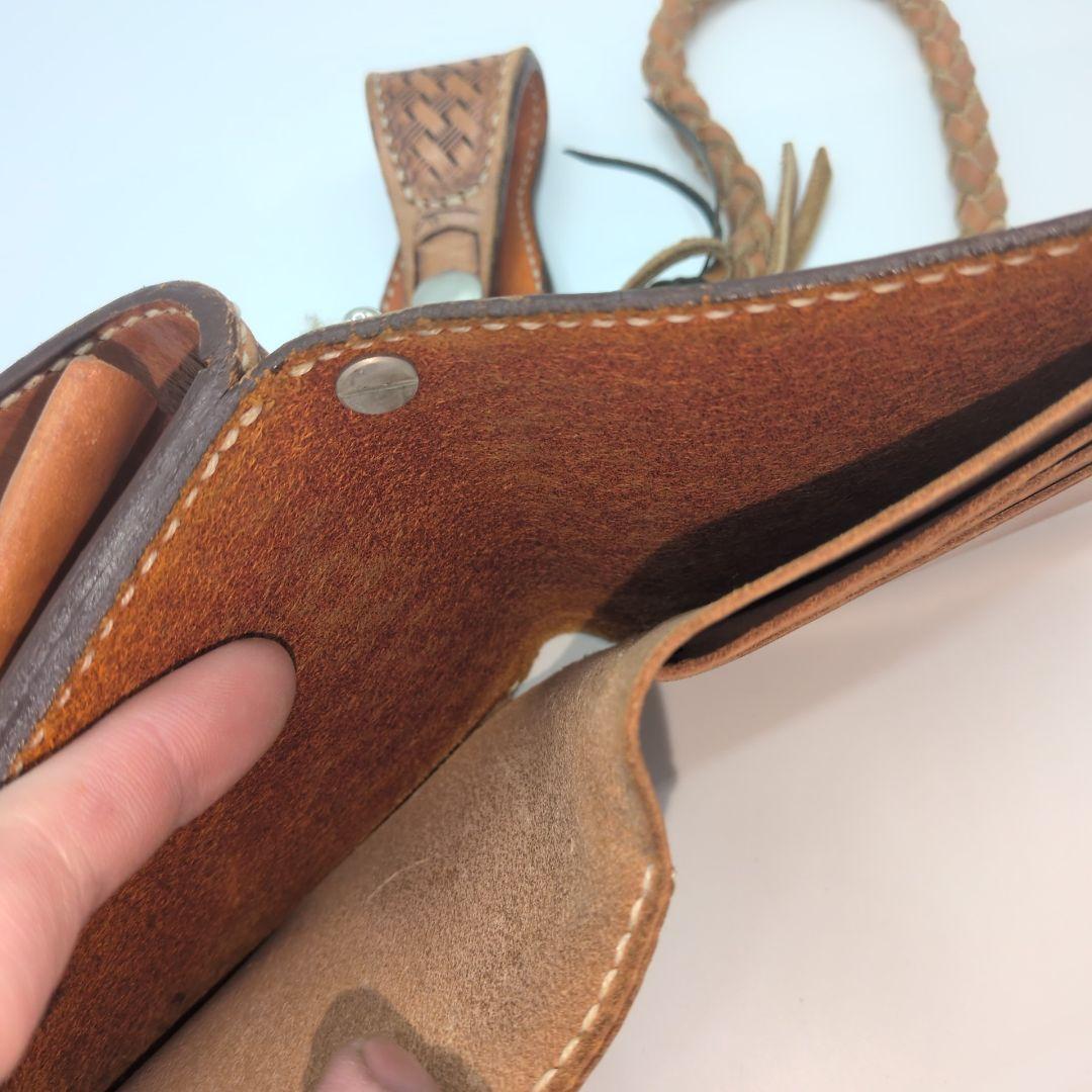 【美品】FUNNY ファニー　二つ折り財布　キーホルダー　バイカーズウォレット