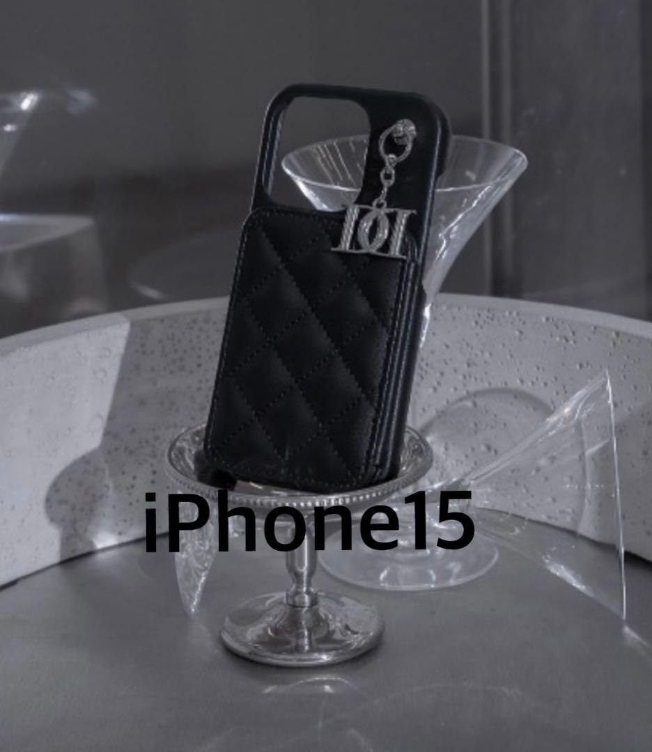 darich ダーリッチ　キルティングミラーDDチャームiPhoneケース