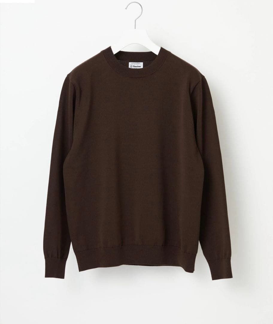 【極美品】Yonetomi シーアイランドコットン セーター ブラウン　サイズ3