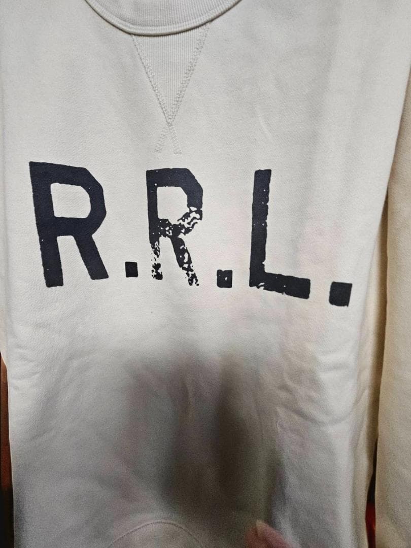 vector送料無料/新品未使　DOUBLE Rアイボリースウェット（L)