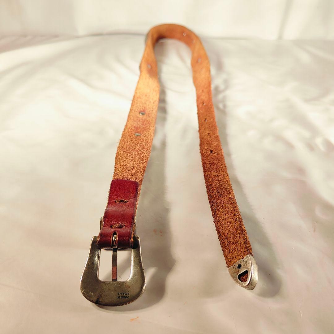 【ヴィンテージ】PUNTO VITA 高級碧ターコイズコンチョベルト　イタリア製