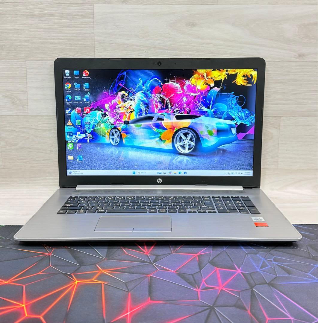 10世代HPノートRadeon搭載/16GB/256+1TBフルHD 17インチ