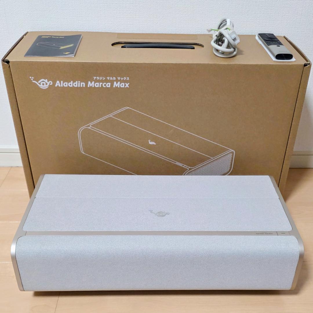 Aladdin Marca Max 4K対応超短焦点プロジェクター 2500lm